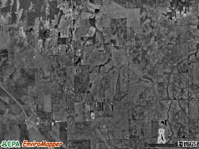 White Oak township, Illinois satellite photo by USGS