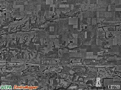 Joshua township, Illinois satellite photo by USGS