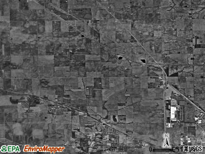 Dry Grove township, Illinois satellite photo by USGS