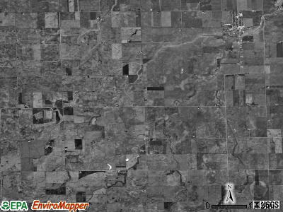 Pigeon Grove township, Illinois satellite photo by USGS