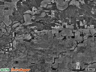 Mackinaw township, Illinois satellite photo by USGS