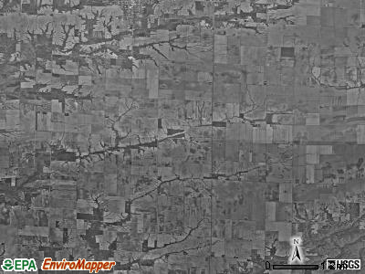 Hire township, Illinois satellite photo by USGS