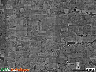 Rock Creek township, Illinois satellite photo by USGS