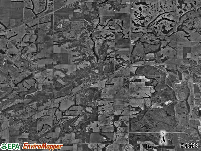 Buckheart township, Illinois satellite photo by USGS