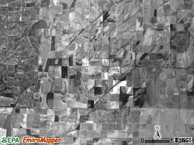 Evening Shade township, Arkansas satellite photo by USGS