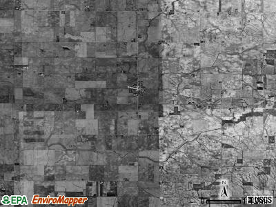 Arrowsmith township, Illinois satellite photo by USGS