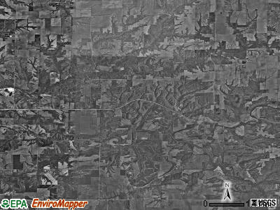 Hancock township, Illinois satellite photo by USGS