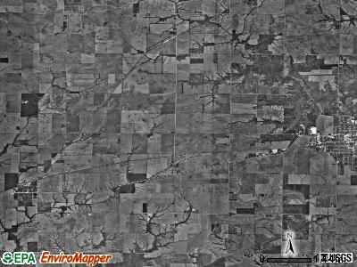 Prairie township, Illinois satellite photo by USGS