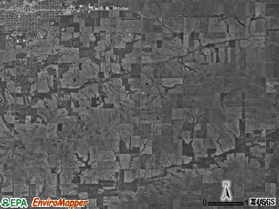 Scotland township, Illinois satellite photo by USGS