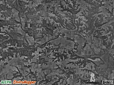Bernadotte township, Illinois satellite photo by USGS