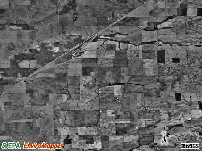 Funks Grove township, Illinois satellite photo by USGS