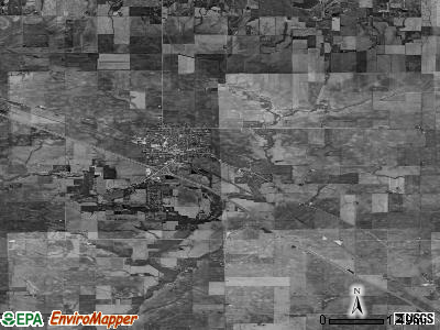 Empire township, Illinois satellite photo by USGS