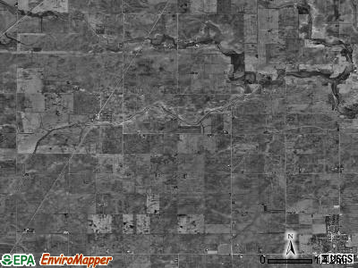 Brown township, Illinois satellite photo by USGS