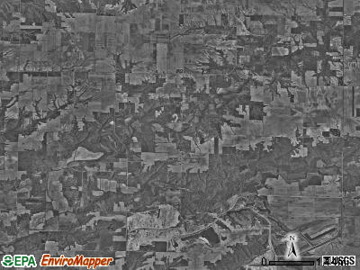 Bethel township, Illinois satellite photo by USGS