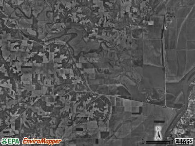 Isabel township, Illinois satellite photo by USGS