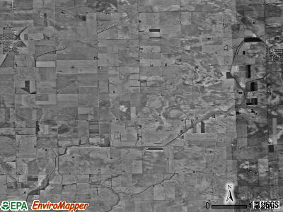 Prairie Creek township, Illinois satellite photo by USGS