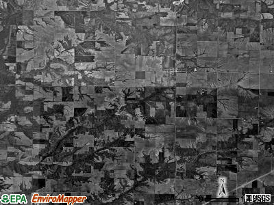 St. Albans township, Illinois satellite photo by USGS