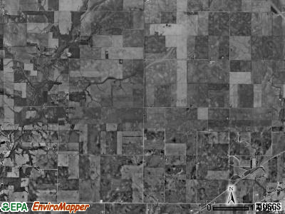 Rutledge township, Illinois satellite photo by USGS