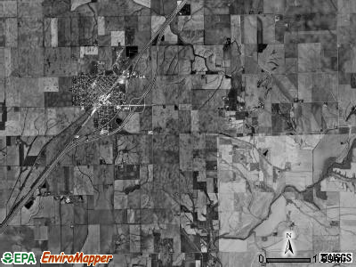 Atlanta township, Illinois satellite photo by USGS