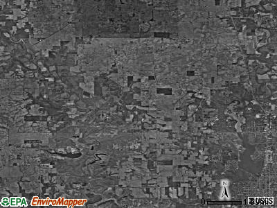 Blount township, Illinois satellite photo by USGS