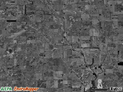 Stanton township, Illinois satellite photo by USGS