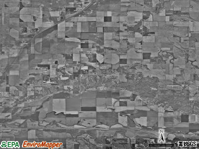 Crane Creek township, Illinois satellite photo by USGS