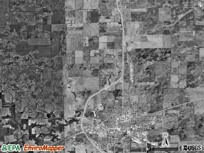 Clintonia township, Illinois satellite photo by USGS