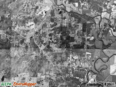 Black Rock township, Arkansas satellite photo by USGS