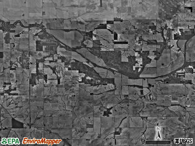 Corwin township, Illinois satellite photo by USGS