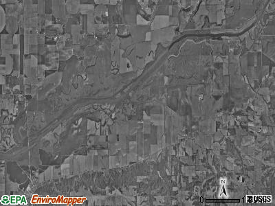 Chandlerville township, Illinois satellite photo by USGS