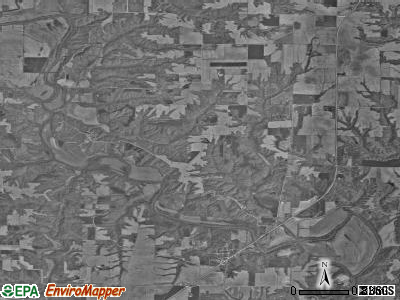 Ripley township, Illinois satellite photo by USGS