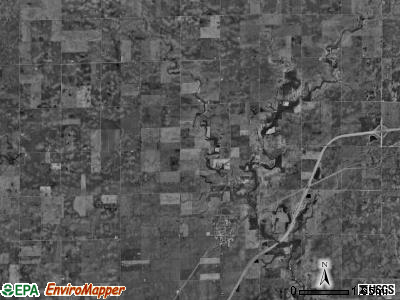 Friends Creek township, Illinois satellite photo by USGS