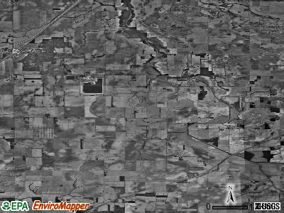 Elkhart township, Illinois satellite photo by USGS