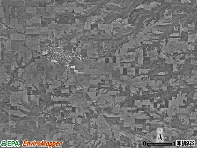 Mount Sterling township, Illinois satellite photo by USGS