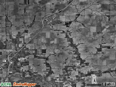 Williams township, Illinois satellite photo by USGS