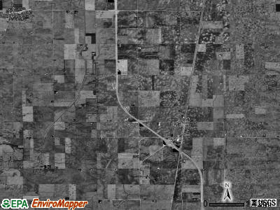 Pesotum township, Illinois satellite photo by USGS