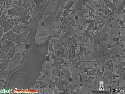 Hagener township, Illinois satellite photo by USGS