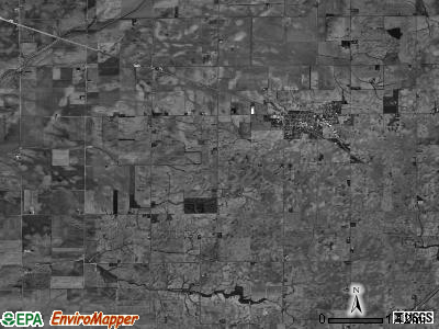 Illini township, Illinois satellite photo by USGS