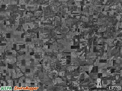 Liberty township, Illinois satellite photo by USGS