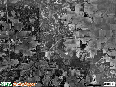 Clear Lake township, Illinois satellite photo by USGS