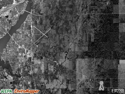Long Creek township, Illinois satellite photo by USGS