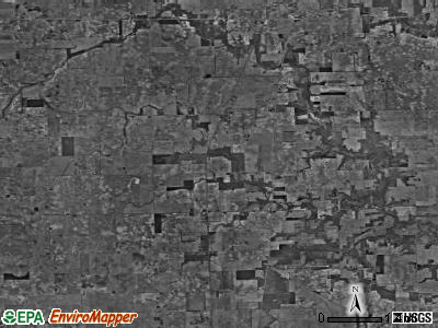 Edgar township, Illinois satellite photo by USGS