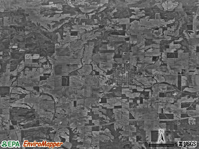 Griggsville township, Illinois satellite photo by USGS