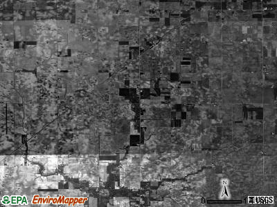 Jonathan Creek township, Illinois satellite photo by USGS