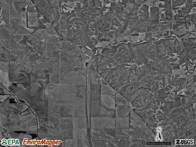 Pleasant Vale township, Illinois satellite photo by USGS
