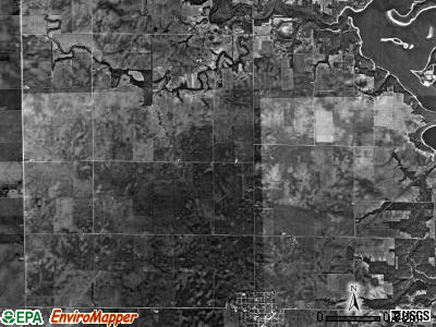 Todds Point township, Illinois satellite photo by USGS