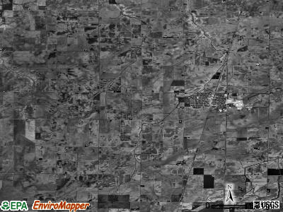 Assumption township, Illinois satellite photo by USGS