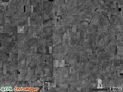 Bois D'Arc township, Illinois satellite photo by USGS
