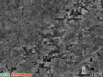 Bear Creek township, Illinois satellite photo by USGS