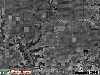North Otter township, Illinois satellite photo by USGS
